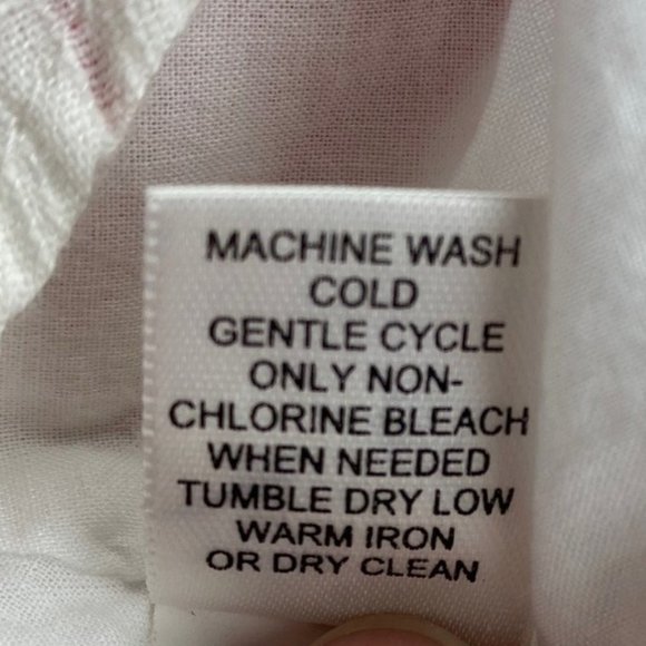 Banana Republic Women's Skirt White Strawbery Flared Bottom Eyelet Trim Size 4 - Picture 7 of 8